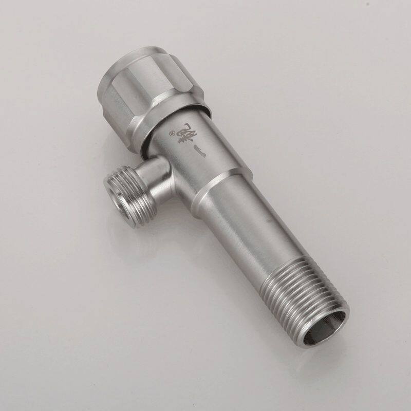 一靓全铜不锈钢冷热加厚加长特长三角阀黄铜止水阀热水器配件角阀