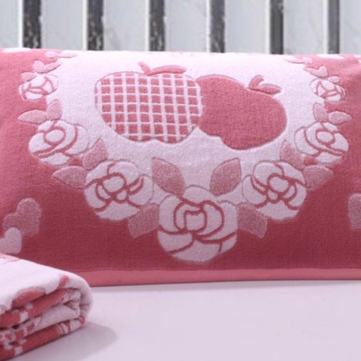 老上海枕巾老式毛巾款枕巾加厚加大一对装柔软全棉卡通正品不掉色