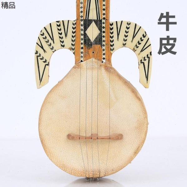 热瓦普蟒皮蛇皮琴学生初学入门小舞台演揍新疆民族乐器送配件75cm