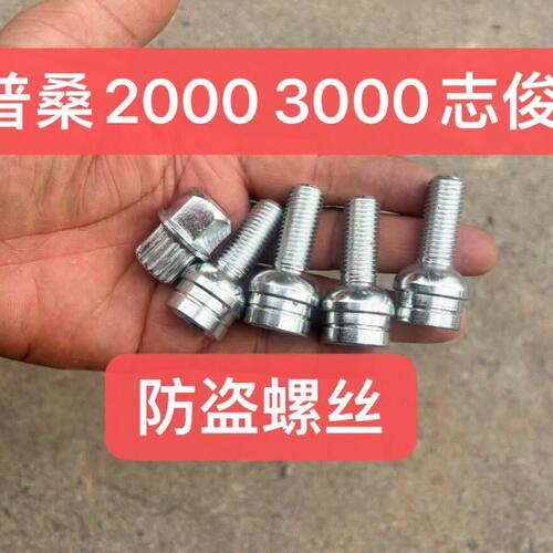 大众普桑桑塔纳2000 3000志俊 比亚迪F0双龙柯兰多轮胎防盗螺丝栓