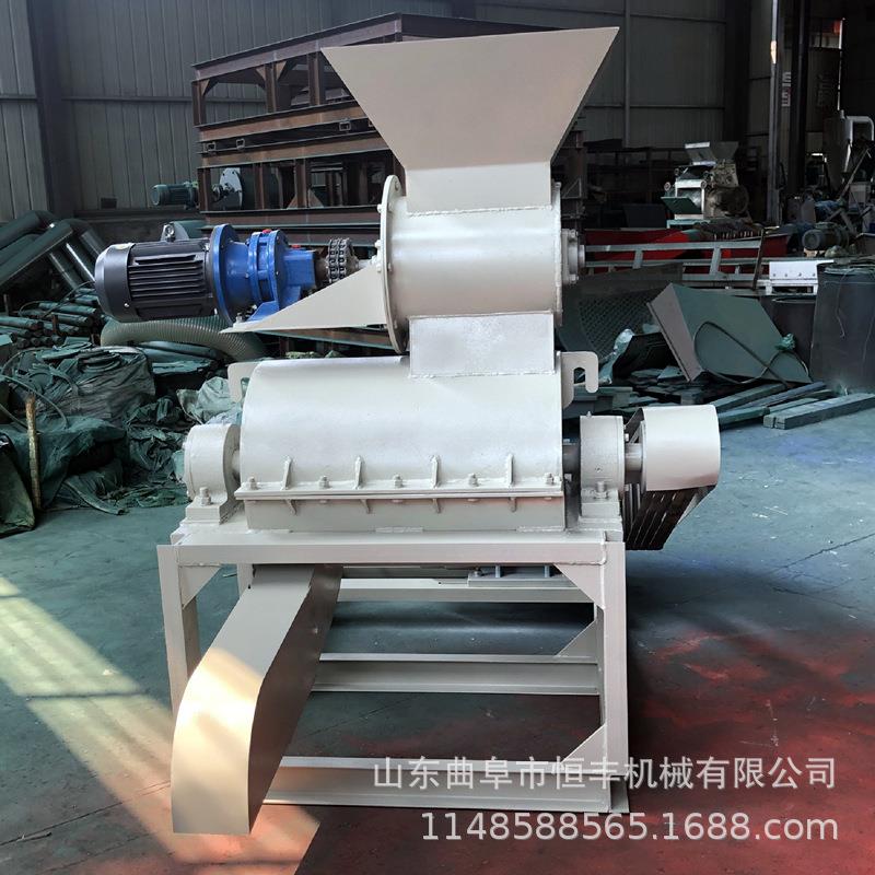 酒糟发酵稻壳有机肥半湿物料粉碎机果皮餐厨垃圾尾菜粉碎机