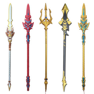 儿童玩具长枪兵器刀枪剑戟斧钺钩叉宝剑儿童玩具古代冷兵器软胶PU