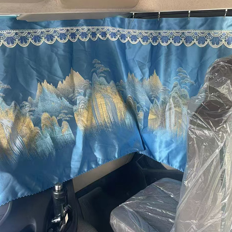 货车窗帘北京重卡追梦窗帘 重卡追梦专用驾驶内遮阳防晒卧铺窗帘