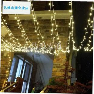 外太阳能led小彩灯闪灯串灯满天星七彩变色闪P光家用ins房间装饰.