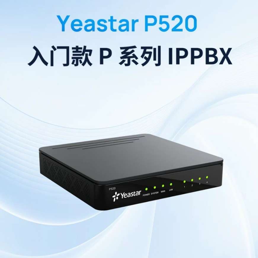 星纵/朗视Yeastar P520\P550\P560\P570 IP程控电话交换机IPPBX