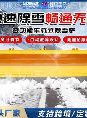 除雪大型车载铲环卫车皮卡改装推雪扫雪机路面清雪可CEZ卸拆除雪