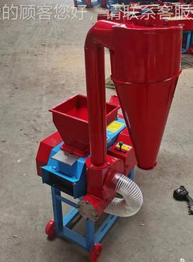 厂家TUK新款3吨卧式湿两用草铡草揉丝磨粉一体干机铡 牛羊秸秆猪