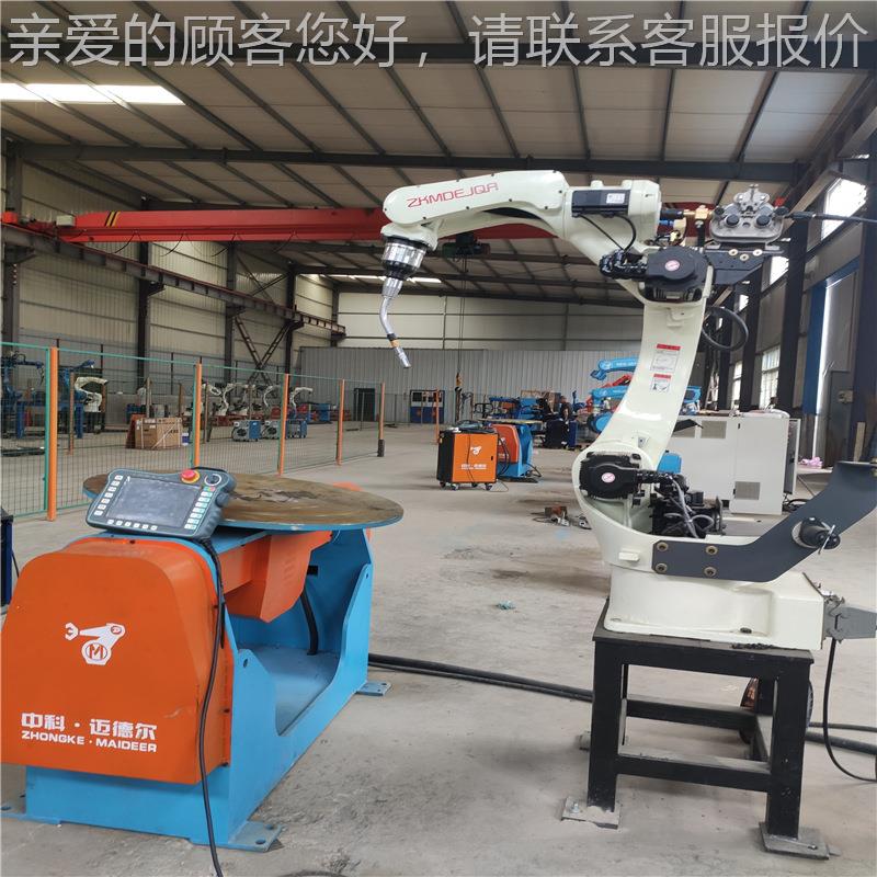 工业焊接机械臂辅助设备单轴变位机厂家辅助六轴焊接机器人