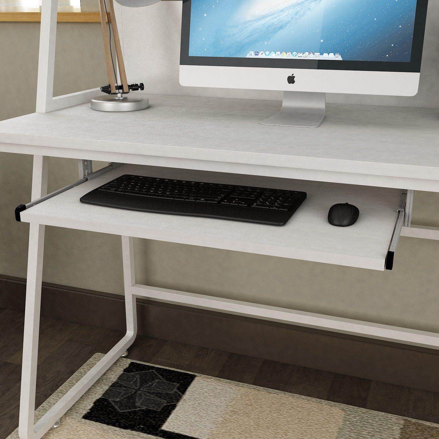 特价实木键盘托架桌子配件托底托盘吊装二节轨静音滑道键盘拖定制