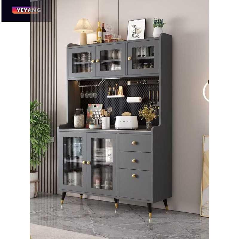 轻奢餐边柜多功能碗柜一体客厅茶水柜酒柜现代简约靠墙厨房置物柜