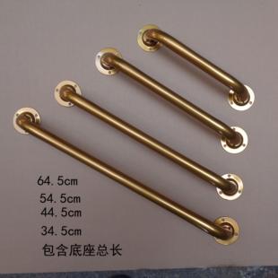 工业风金色水管门把手覆古铁艺水管拉手门把手木门整体橱柜门把手