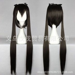 038A 轻音少女 中野梓 黑色cos假发厂家出货快