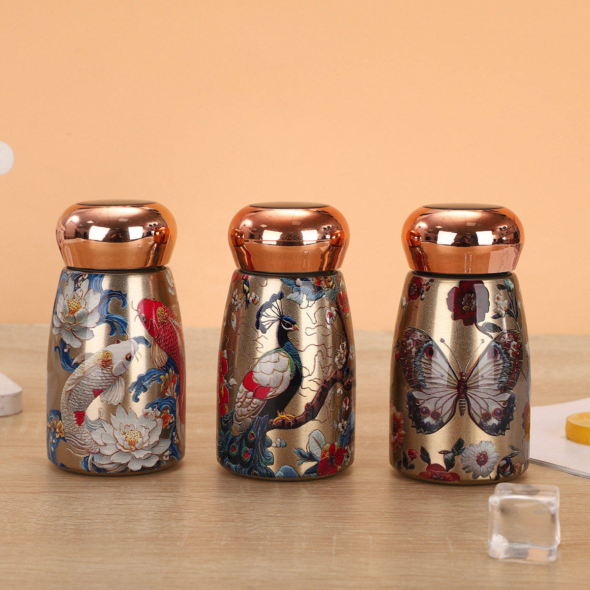 新款迷你显温蘑菇杯户外便携颜值小胖丁陶瓷316不锈钢保温杯,餐饮具,保冷/保温杯,淘宝优惠券,粉丝福利购,淘宝优惠卷