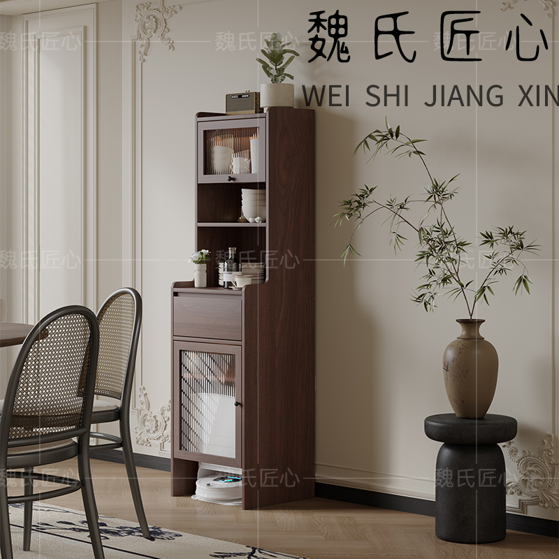 中古风法式复古靠墙小户型餐边柜