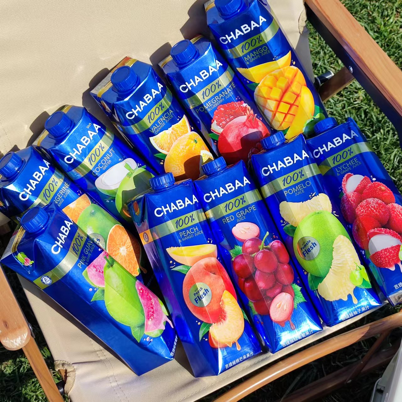 泰国进口芭提娅恰芭果汁芭提雅饮料chabaa1升1L婚宴酒水10口味纯