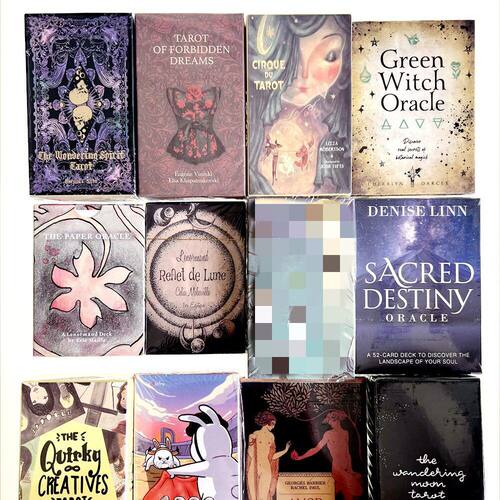 新款英文塔罗tarot cards 英文塔罗牌 神谕卡 桌游卡牌 跨境电商
