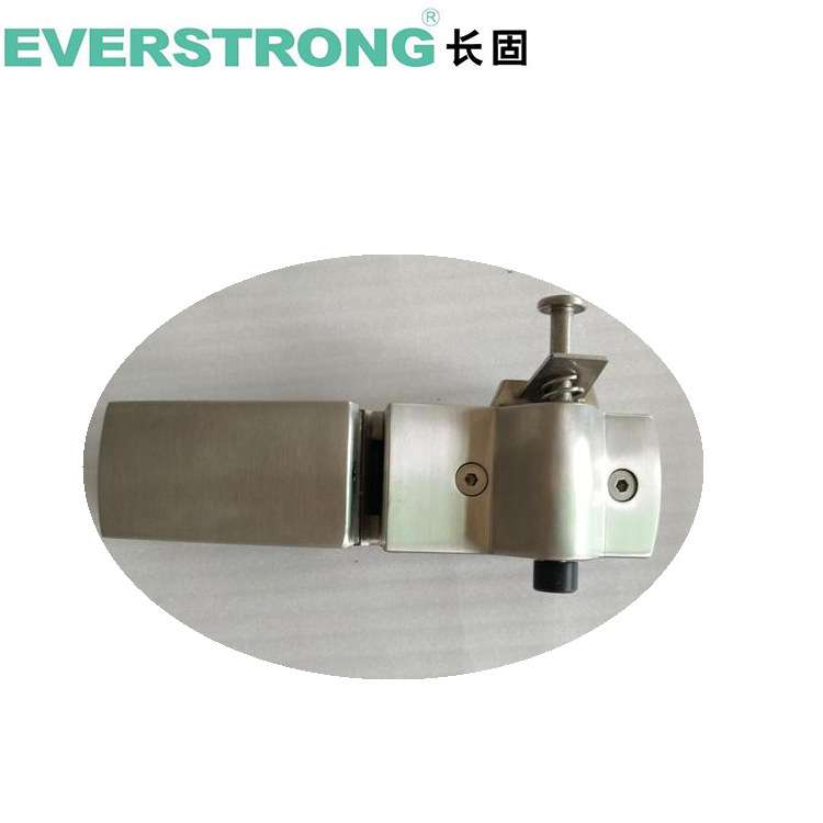 不锈钢无框玻璃折叠门夹glass folding door fittings隔断配件