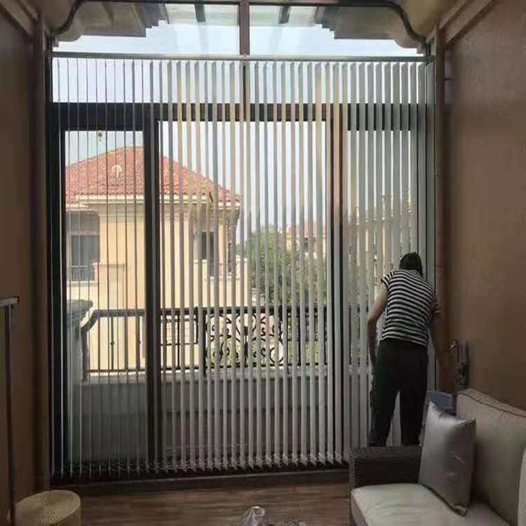 高端制做 垂帘垂直帘窗帘挂帘竖百叶窗帘 加厚阻燃遮光办公室窗帘