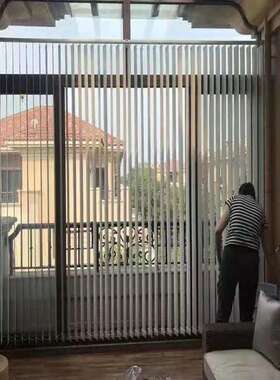 高端制做 垂帘垂直帘窗帘挂帘竖百叶窗帘 加厚阻燃遮光办公室窗帘