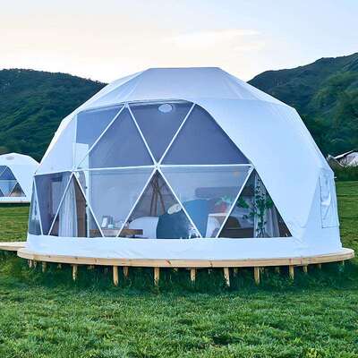 户泡外露营6米球形帐篷顶天幕穹空房551泡屋圆顶星蓬房