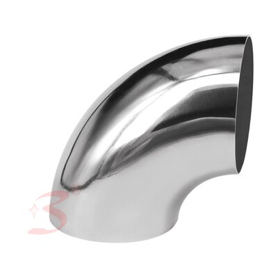 0材质焊3接2.0厚490度sbg203~3装饰弯头口径23~325不锈钢管件直0