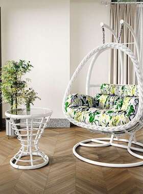 吊篮防室藤椅双人吊椅奢阳台网红摇篮椅轻吊AL100922兰椅内庭藤院