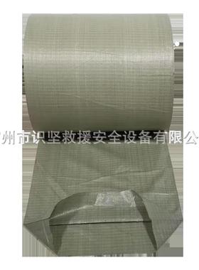 塑建织筑垃圾料编织袋应急抢险救灾卷筒编袋多途用CLF绿色编织袋