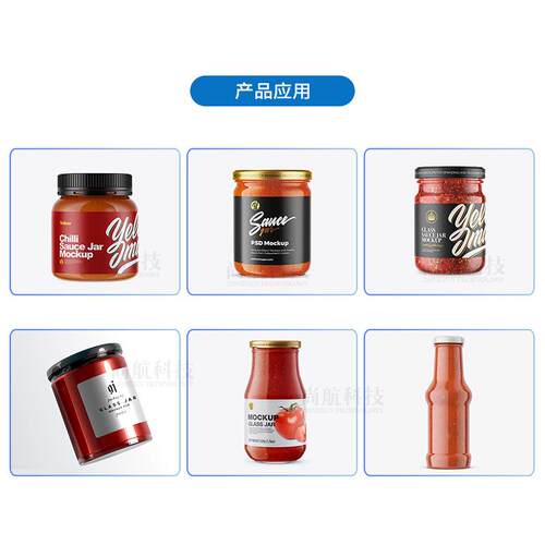ZNESUN全料自O动直列式旋盖机服辣酱番茄酱ZS-XG440玻璃塑瓶伺控