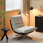 懒人沙可躺46可客睡单人沙发椅小户型厅卧室阳台闲休椅子发旋转