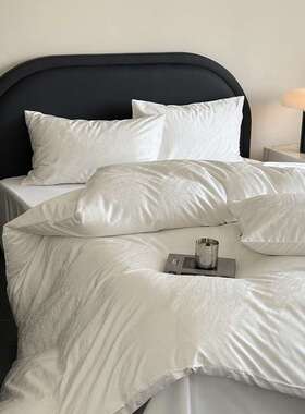 中式100S绒棉季提花床长用品被套LB202507床单四可用亲上肤套件寝