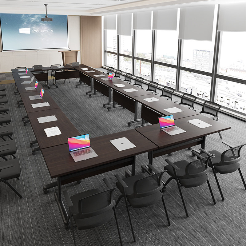 会议桌可折叠培训班桌椅组合拼接会议室长条桌课桌移动学生学习桌,商业/办公家具,培训桌/培训台,淘宝优惠券,粉丝福利购,淘宝优惠卷