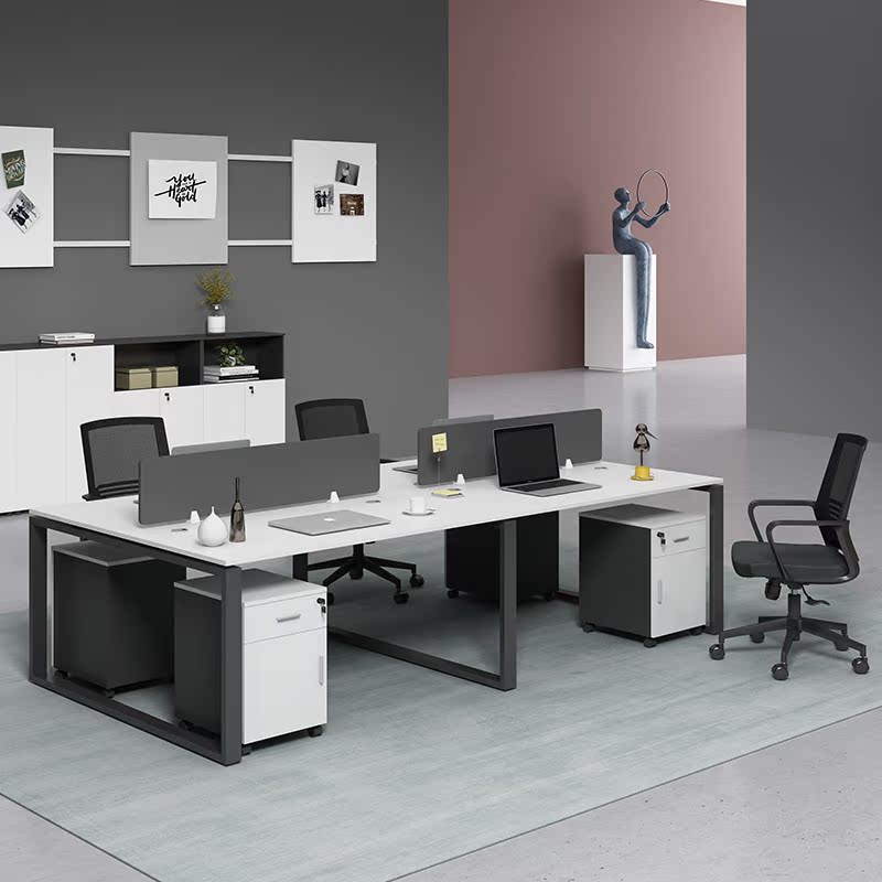 办公桌职员桌椅员工位4人6人8人