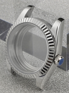 日志手表壳蓝宝石玻璃不锈钢手表壳装NH35/36/ETA2824/miyota8215