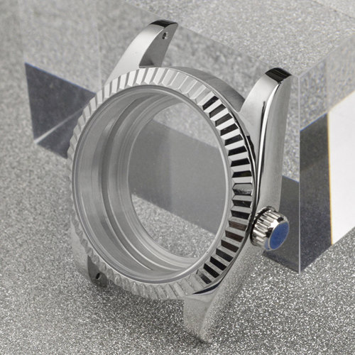 不锈钢手表壳日志适配NH35壳