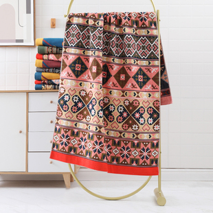 毛巾被大浴巾90x180纯棉毯子沙发巾单人全棉夏季 纱布被4层 薄款