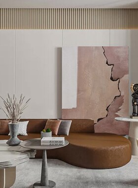 新品手工美式酒店样板间s抽象艺术油画定制大幅玄关客厅餐厅沙发