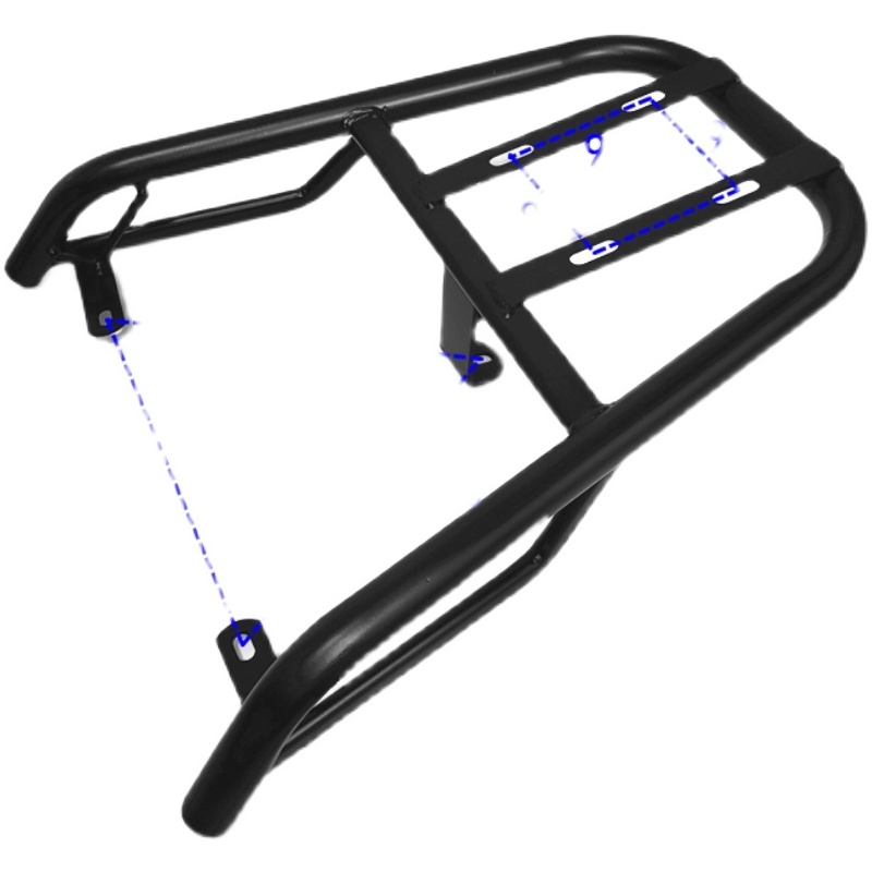 极速雅迪电动车M5后尾架 电瓶车ym5尾箱架后货架M5冠能2.0版后衣