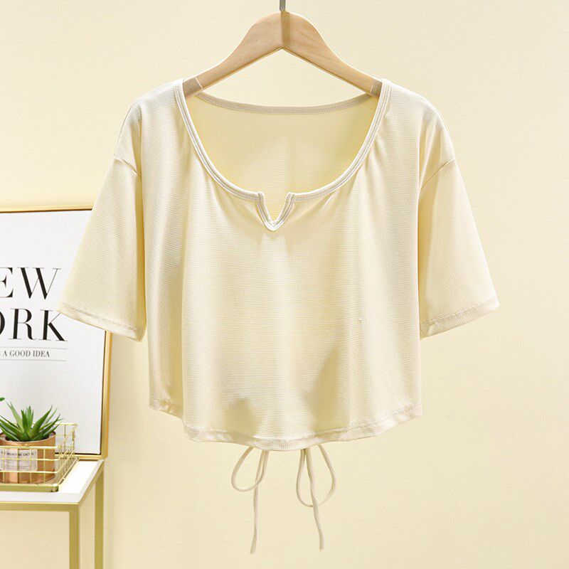 极速瑜伽服罩衫女短款美背运动上衣外搭G宽松遮肉健身背心2025夏