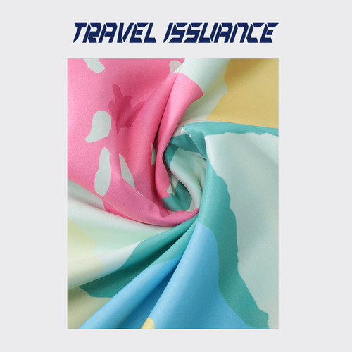 极速TRAVELh ISSUANCE 花色满园 日系原宿花朵小众设计感宽松短袖