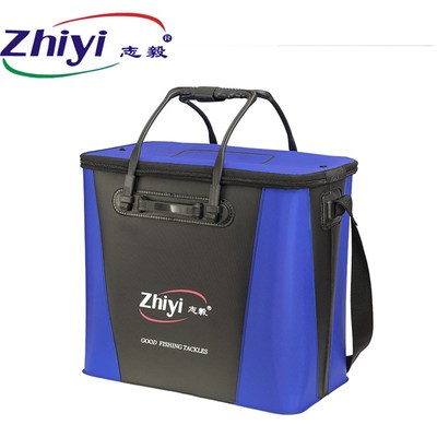 速发志毅直销户外eva渔具钓鱼包鱼护桶垂钓活鱼箱折叠水箱可携式