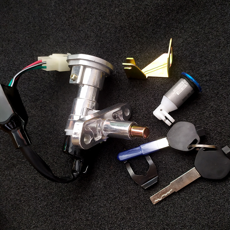 极速150d踏板助力车路虎山猫BWS款摩托车全车锁电门锁套锁钥匙点