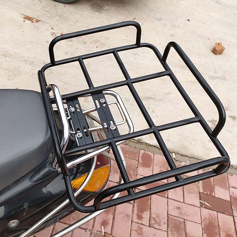 极速外卖车架子固定铁架托后w座电动车外卖箱电瓶车摩托车货架餐