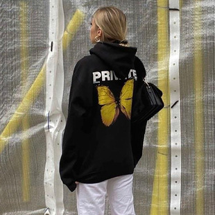Autumn Private Women Explosion butYterfly Hoodie 极速Fashion