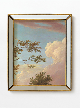 新品北欧风景小众艺术装饰画客厅卧室餐厅法O式挂画美式轻奢壁画