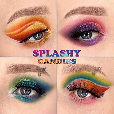 新品UCANBE 54 Collors Splashy Candies Eyeshadow Palette  Hig