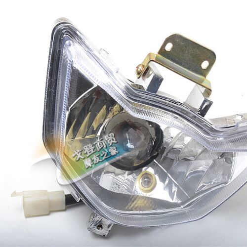 新品CQR250嘉陵白菜X2前大z灯灯罩灯具照明改装通用配件鬼脸前灯