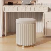 北欧简约现代卧室轻奢化妆凳公主梳妆台凳子化妆椅 网红ins梳妆凳