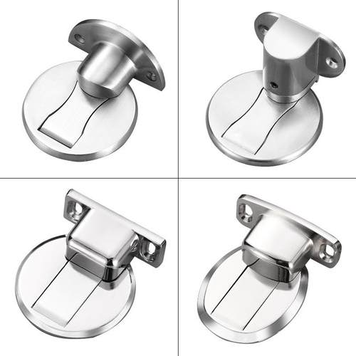 304不锈钢地吸防撞门阻隐形强磁吸门器地装磁吸可调节免打孔门吸