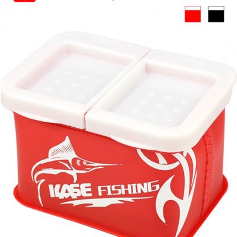 矶钓活饵盒打窝饵桶挂盒 多功能专用海钓沙蚕南极虾大号鱼食包邮