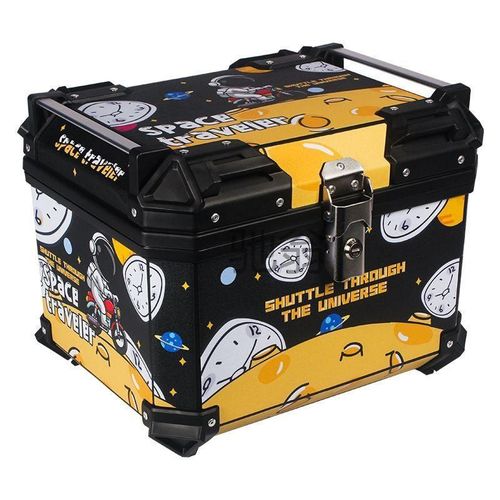 PBk摩托车尾箱大容量后备箱踏板车电动车行李箱大号通用非铝合金